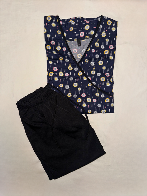 Pyjama De Bloc Motif Njimat billet bjenb Noir